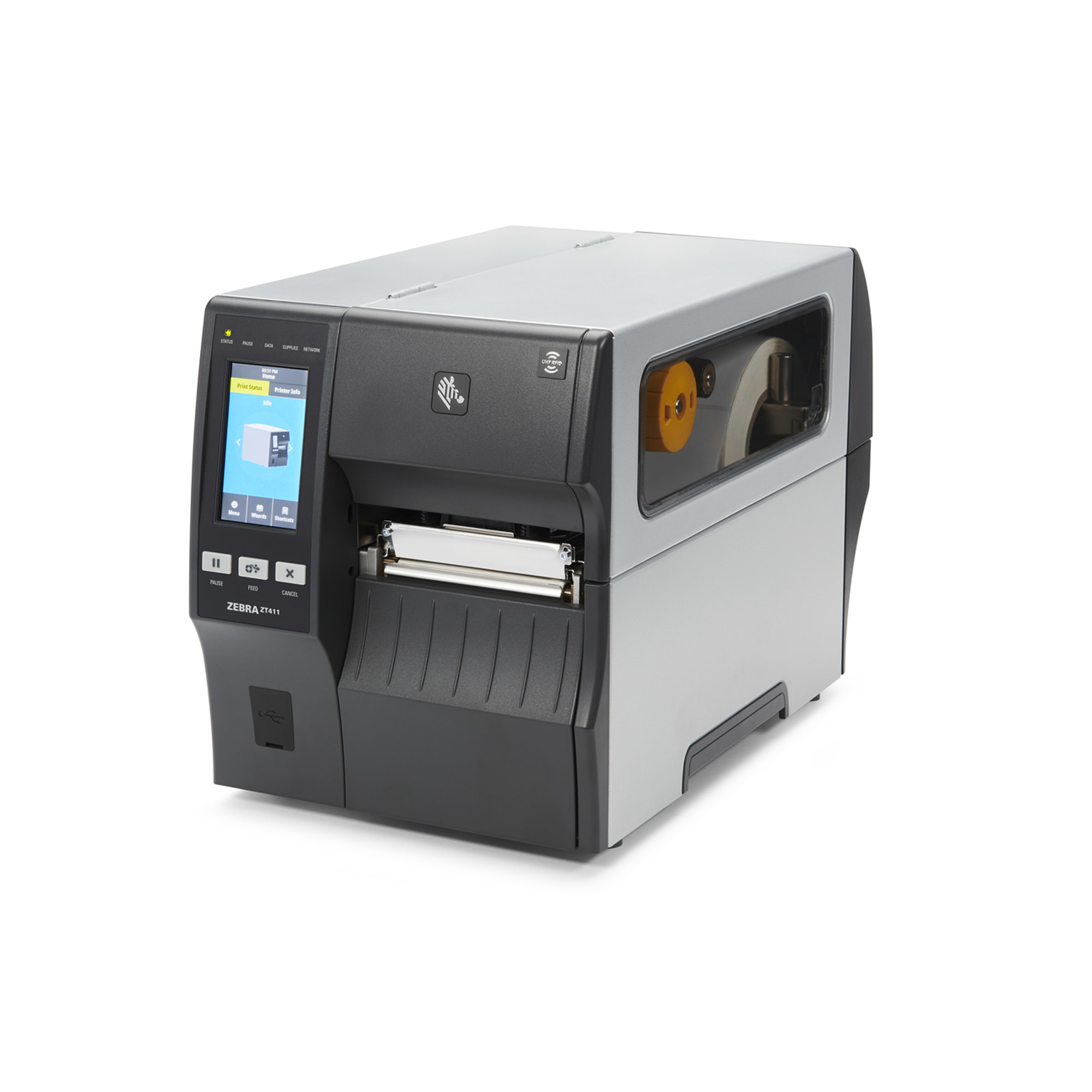 Zebra ZT411 203 x DPI Wired  Wireless Thermal transfer POS printer ZT41142-T01A000Z