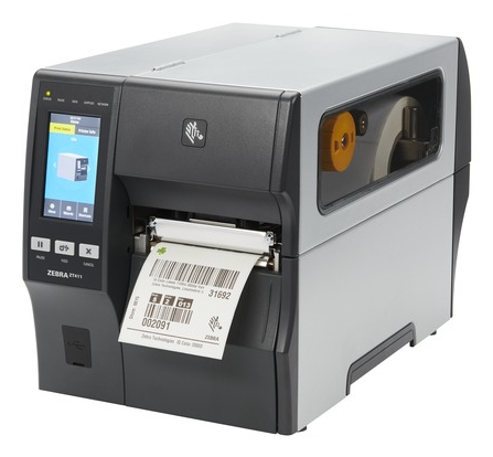 Zebra 4", 300 dpi, US Cord, Serial, USB, 10/100 Ethernet, Bluetooth 4.1/MFi, Host, EZPL ZT41143-T010000Z