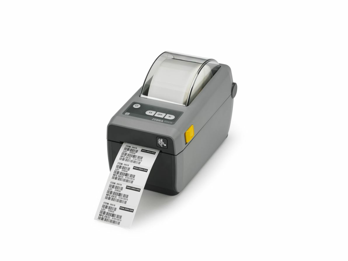 Zebra ZD410 label printer Direct thermal 203 x DPI 152 mm/sec Wired  Wireless Bluetooth ZD41022-D0EM00EZ