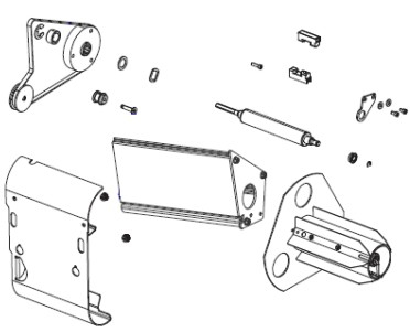 Zebra P1053360-011 printer kit