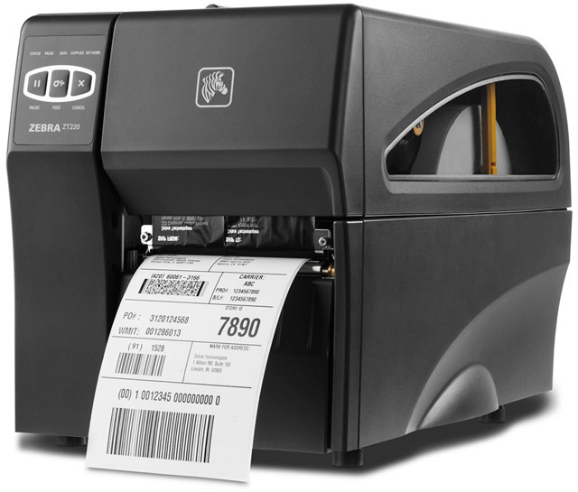 Zebra ZT220 label printer Direct thermal 203 x DPI 152 mm/sec Wired Ethernet LAN ZT22042-D01200FZ
