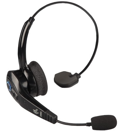 Zebra HS3100 Headset Wireless Head-band Office/Call center Bluetooth Black HS3100-BTN-L