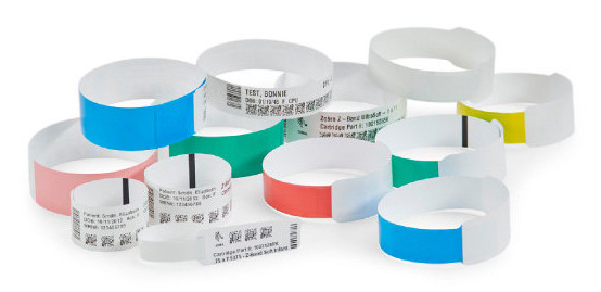 Zebra Z-Band UltraSoft Wristband White 10015355-2K