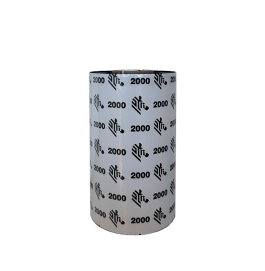 Zebra 2000 Wax thermal ribbon Black 02000BK22045