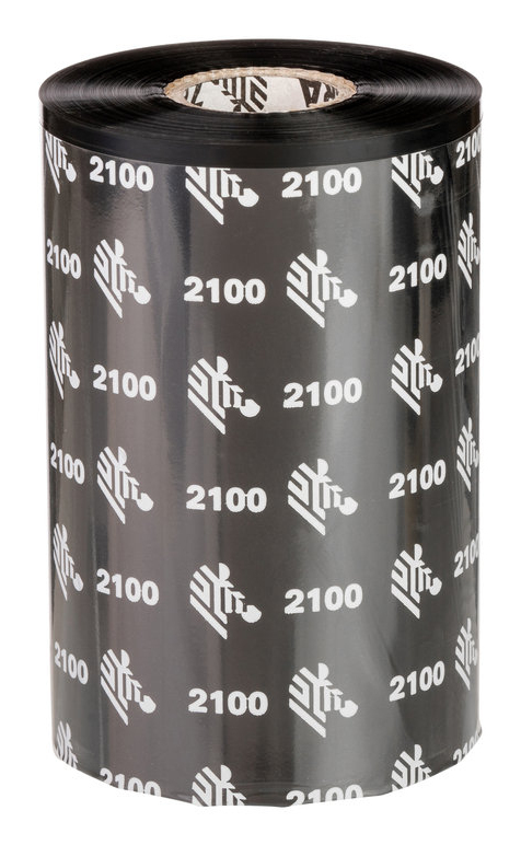 Zebra 2100 Wax thermal ribbon Black 02100BK13190