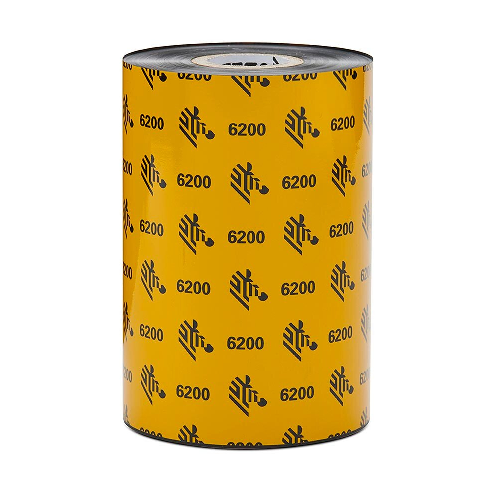 Zebra 6200 Resin thermal ribbon 74 m Black 06200GS08407