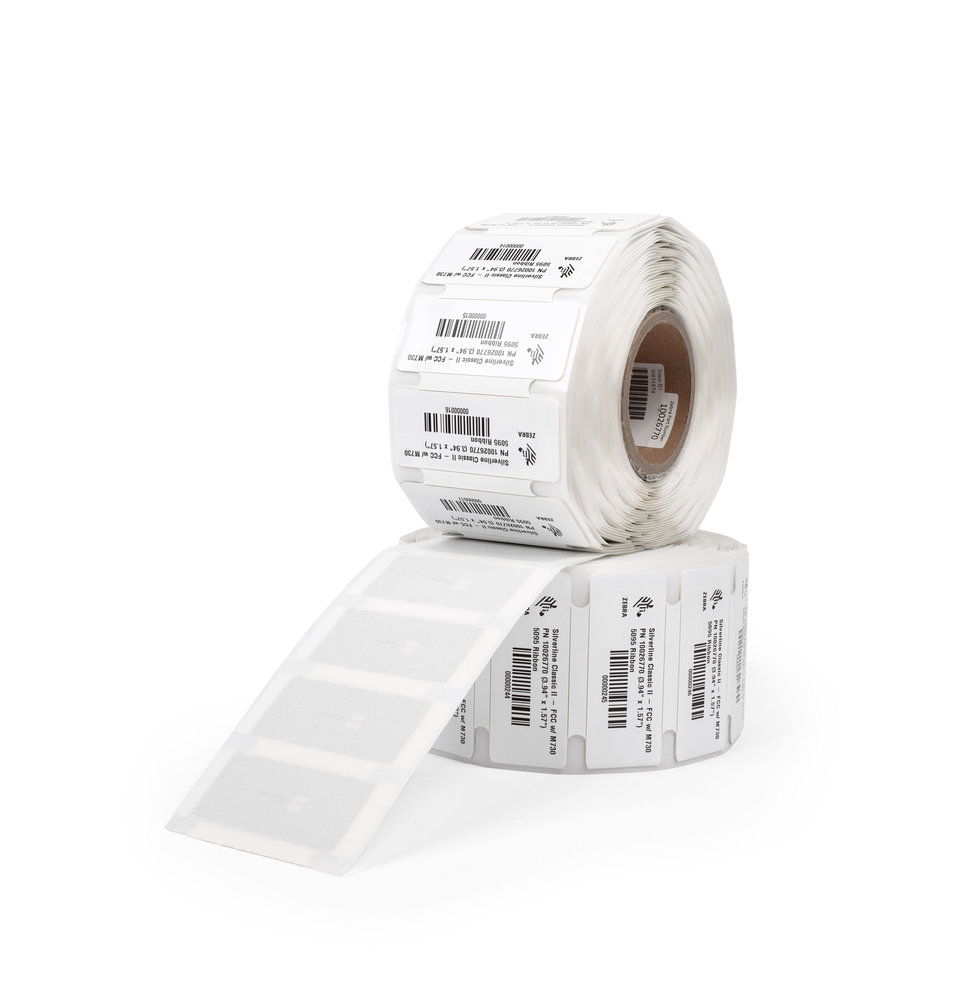 Zebra Silverline Classic II RFID Label White 10026770