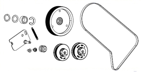 Zebra P1083347-019 printer/scanner spare part/accessory Gear kit 1 pc(s)