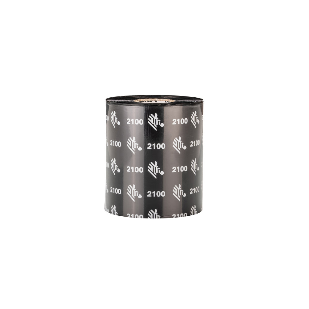 Zebra 2100 Wax thermal ribbon 450 m Black 02100BK08945