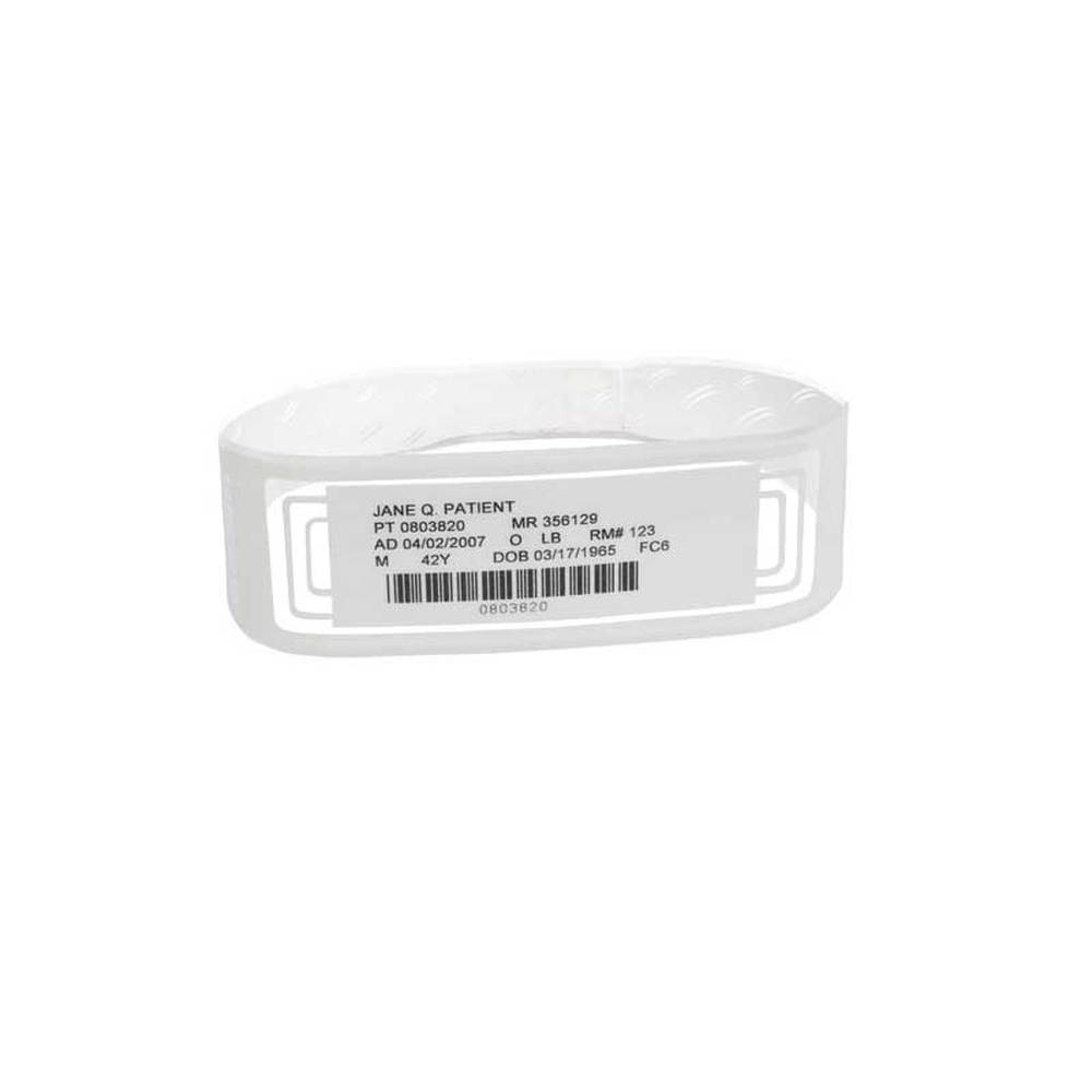 Zebra LB2-ADULT-WL3 wristband White Hospital
