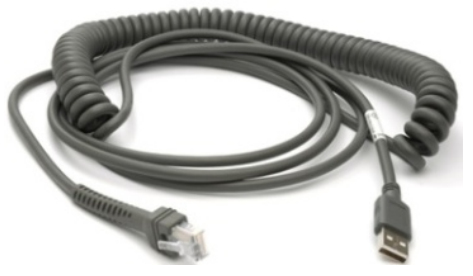 Zebra CBA-U29-C15ZBR USB cable 2.0 4.57 m A Black