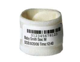 Zebra LB2-BABY-P wristband White Hospital