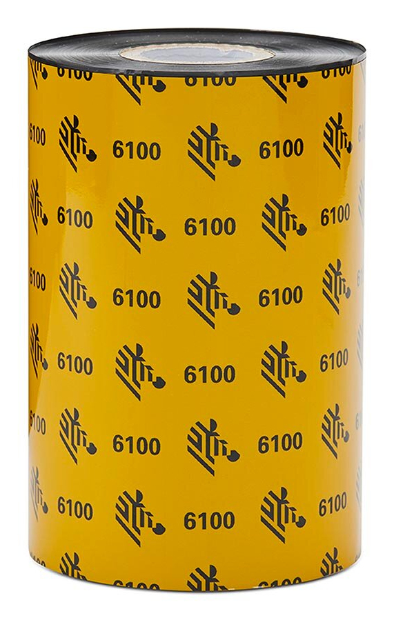 Zebra 6100 Wax/Resin thermal ribbon 450 m Black 06100BK06045