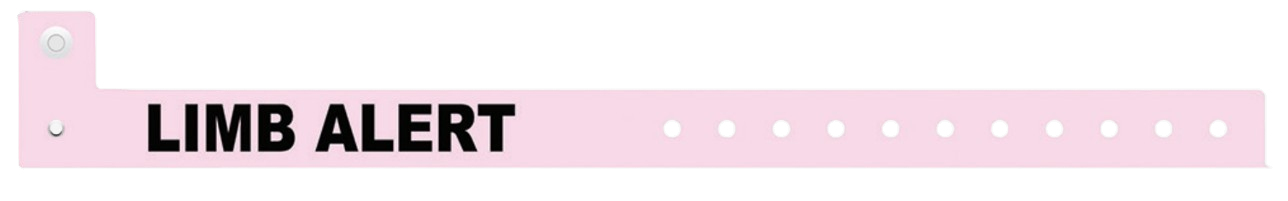 Zebra Slim Alert Wristbands Pink PS-LIMBALERT-PNK