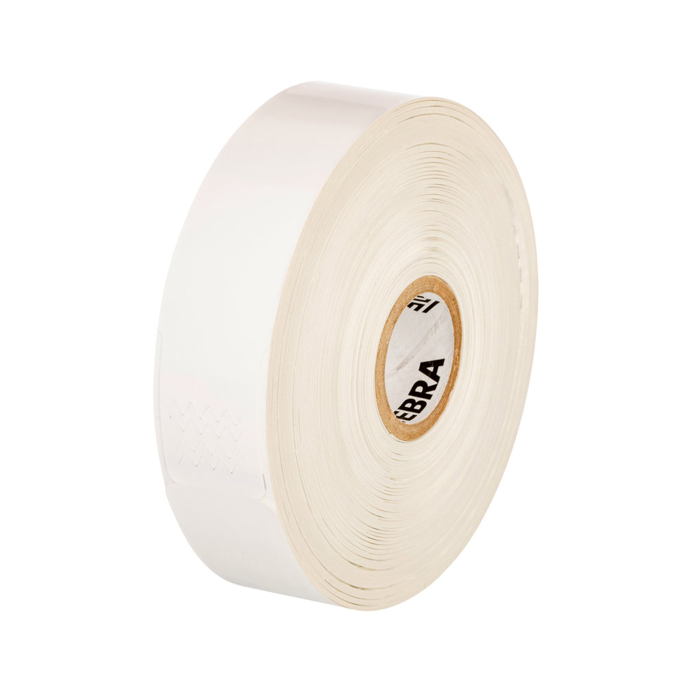 Zebra Z-Band UltraSoft Wristband White 10019015