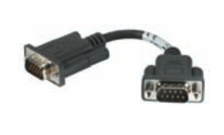 Zebra Motorola CABLE ASSEMBLY MM serial Black DB15M DB9M 25-159547-01