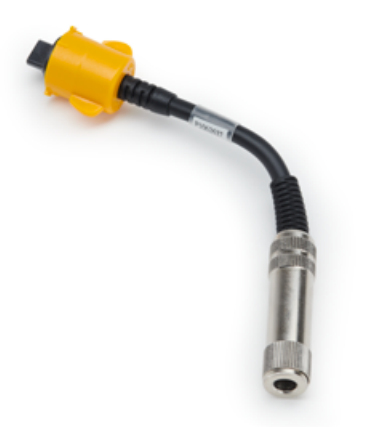 Zebra P1063997-001 serial cable Black, Stainless steel, Yellow 0.15 m