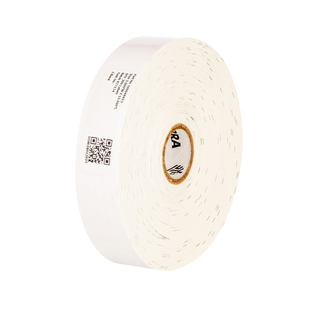Zebra Z-Band Direct Wristband White 10004443-1