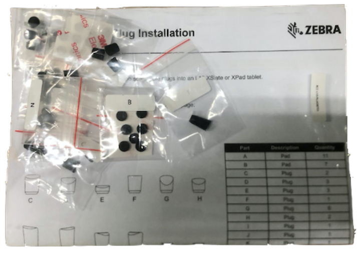 Zebra ACC-L10-PLUGKIT02 tablet spare part/accessory