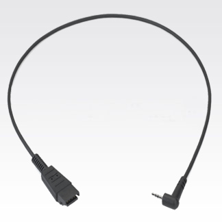 Zebra Motorola 25-124387-02R audio cable 2.5mm Black