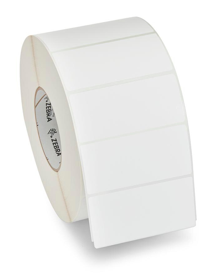 Zebra Label, Paper, 4x2in (101.6x50.8mm); TT, Z-Essentials 540T, Coated, Permanent Adhesive, 3in 10043286