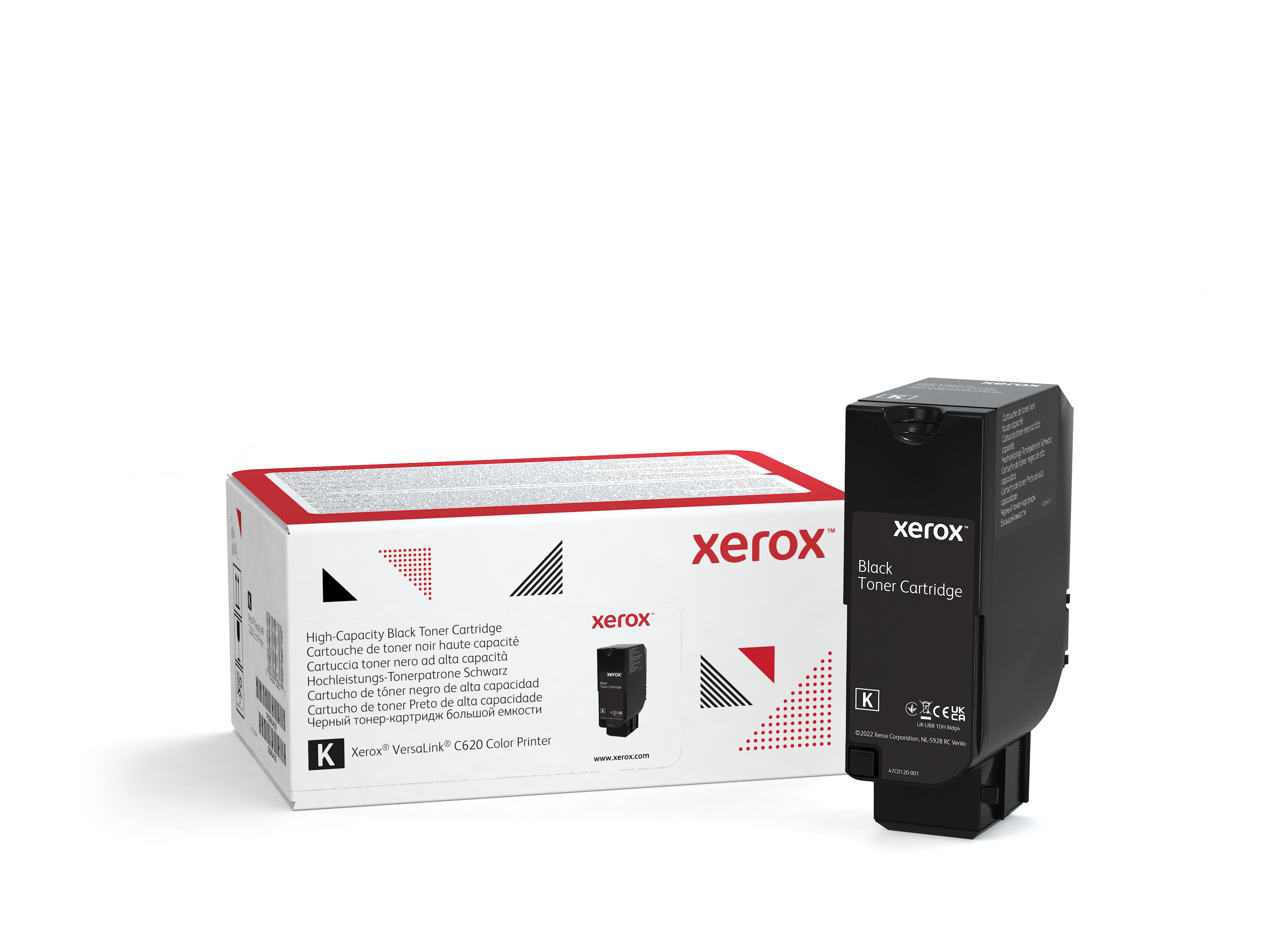 Xerox Genuine ® VersaLink® C620 Color Printer Black High capacity Toner Cartridge (20000 Pages) - 006R04624