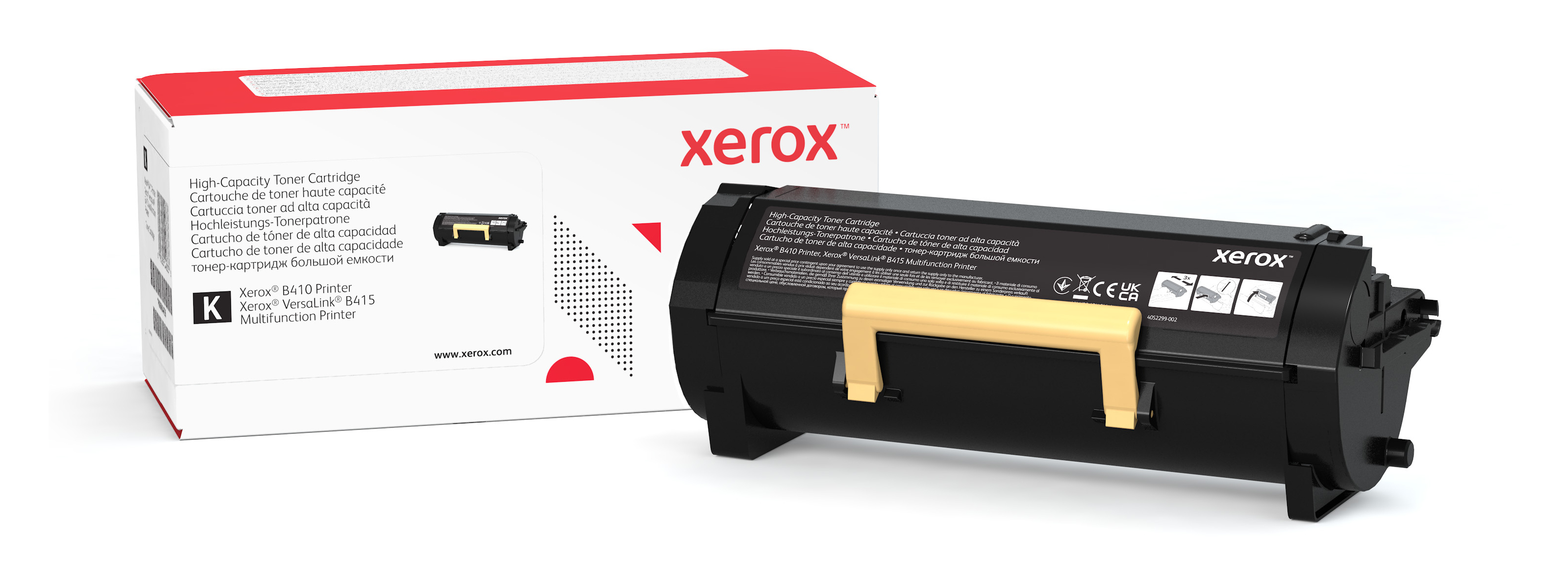 Xerox Genuine ® B410 Printer/VersaLink® B415 Multifunction Printer Black High capacity Toner 006R04726
