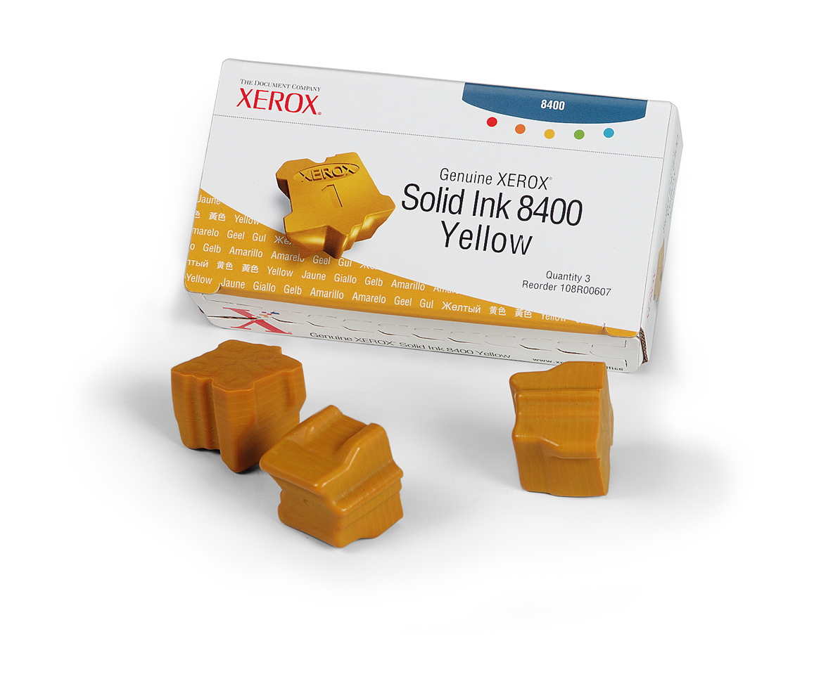 Xerox Yellow Ink (3 Per Box ) 8400 108R00607
