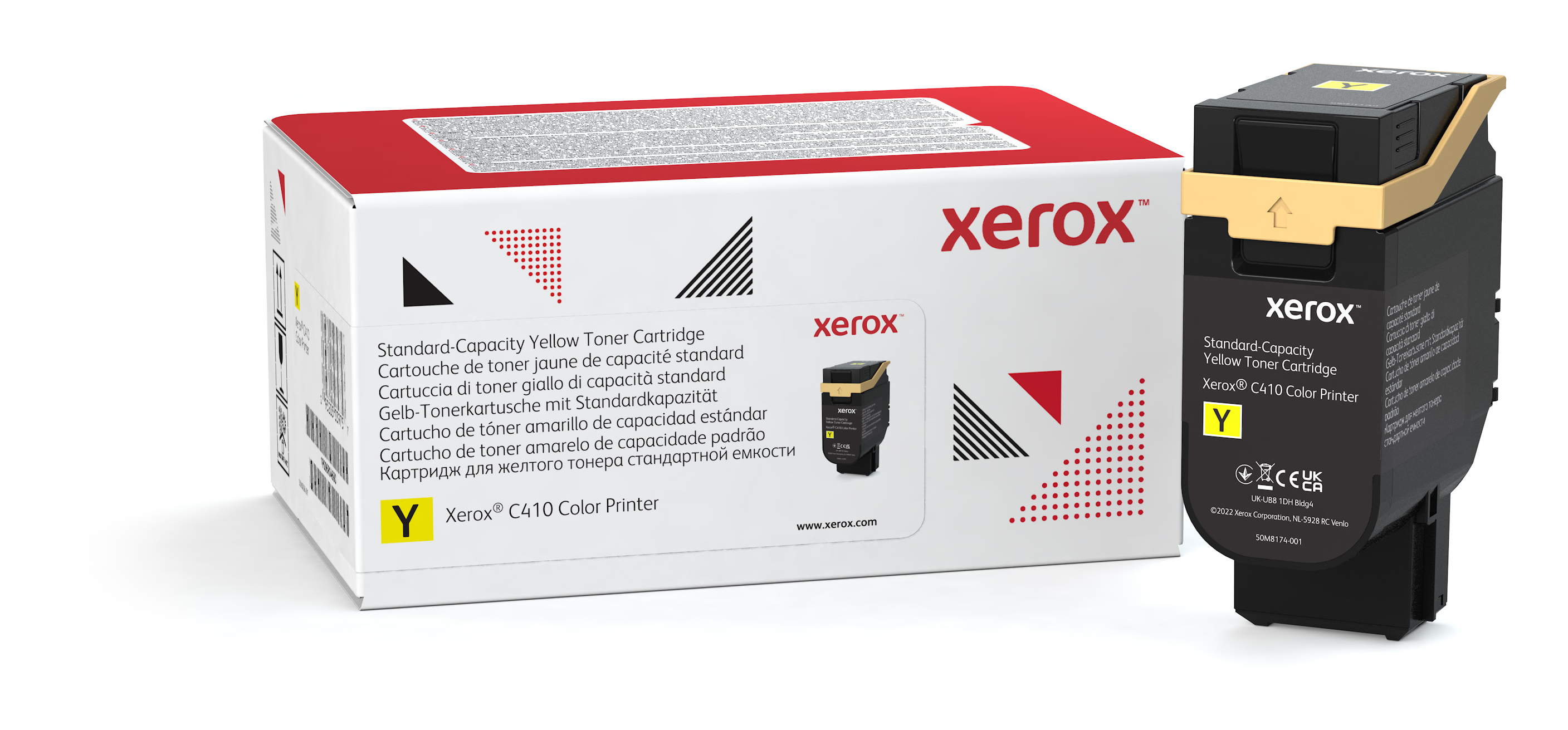 Xerox Genuine ® C410 Color Printer/VersaLink® C415 Multifunction Printer Yellow Standard capacity 006R04680