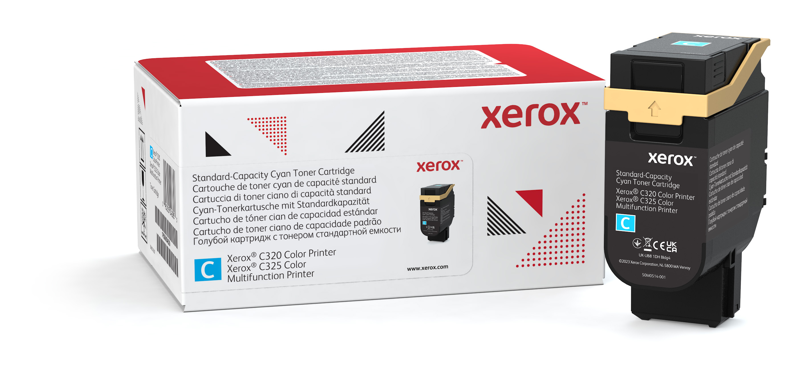 Xerox Genuine ® C320 Color Printer/C325 Multifunction Printer Cyan Standard capacity Toner 006R04820
