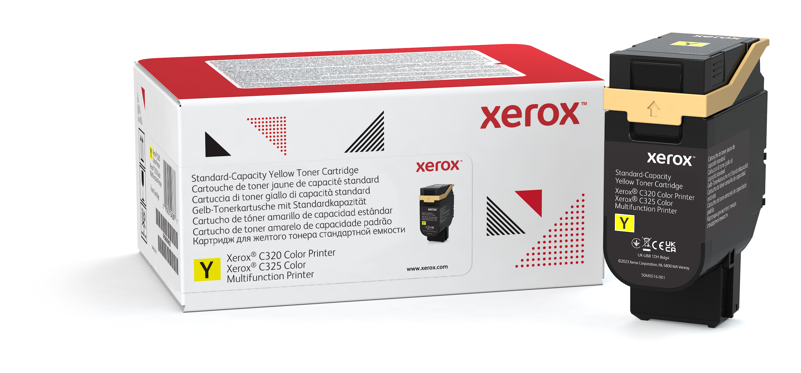 Xerox Genuine ® C320 Color Printer/C325 Multifunction Printer Yellow Standard capacity Toner 006R04822