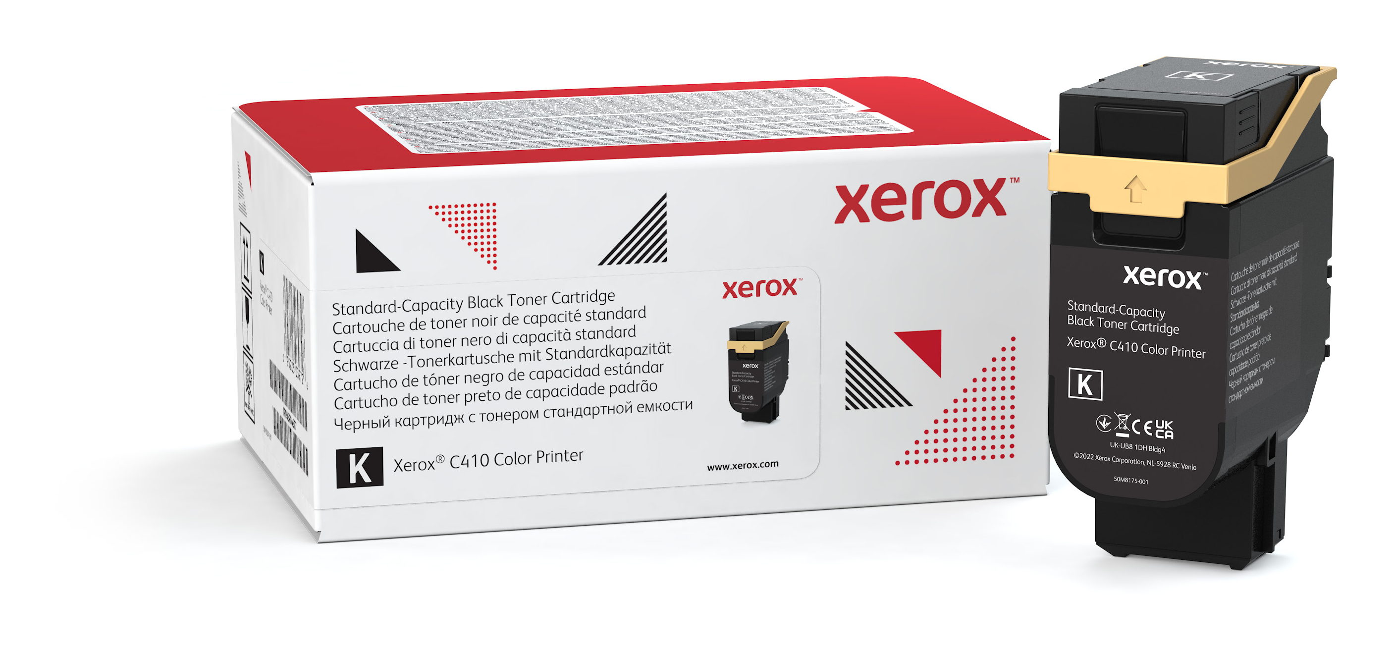 Xerox Genuine ® C410 Color Printer/VersaLink® C415 Multifunction Printer Black Standard capacity 006R04677