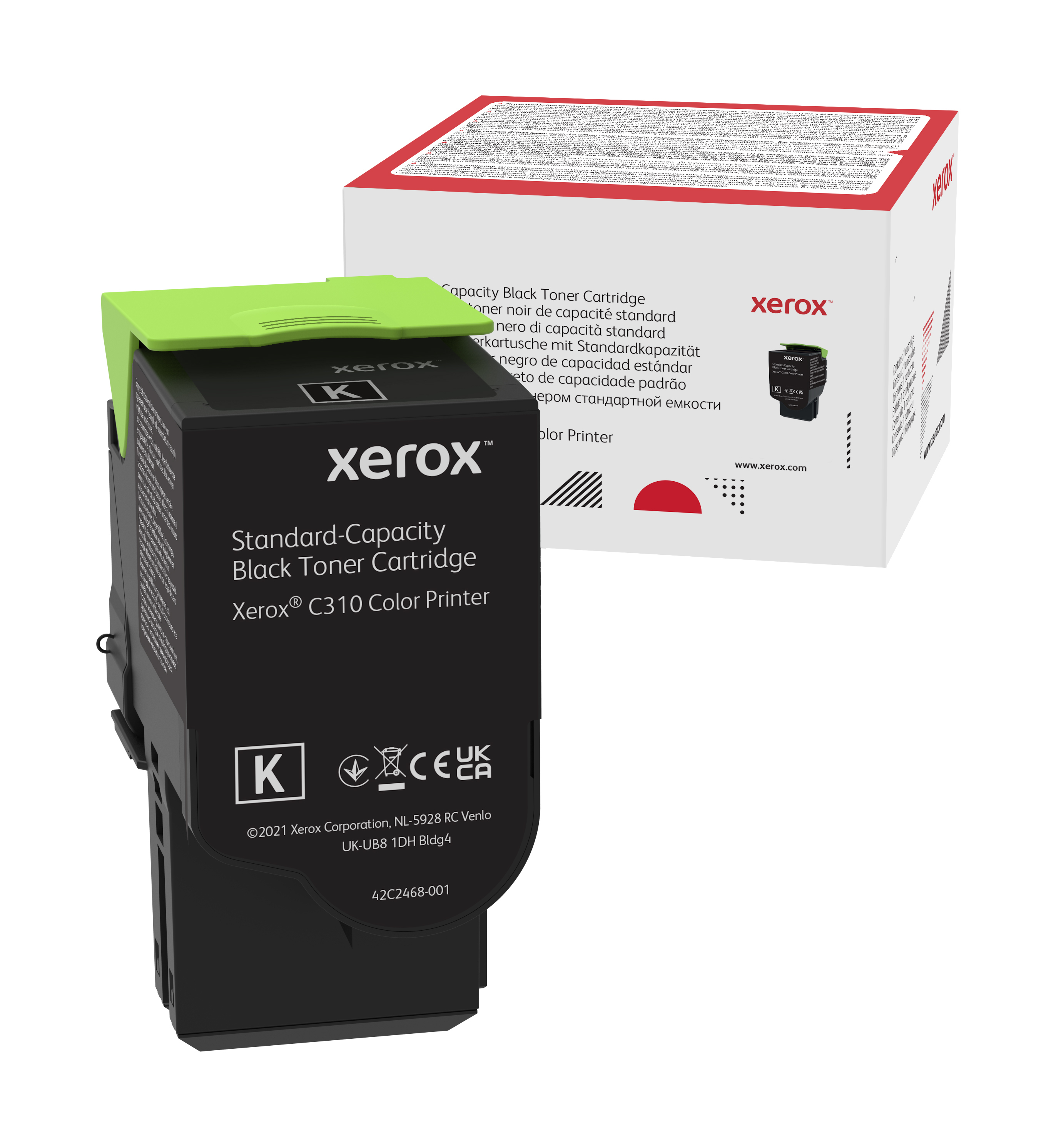 Xerox Genuine ® C310 Color Printer/C315 Multifunction Printer Black Standard capacity Toner 006R04356