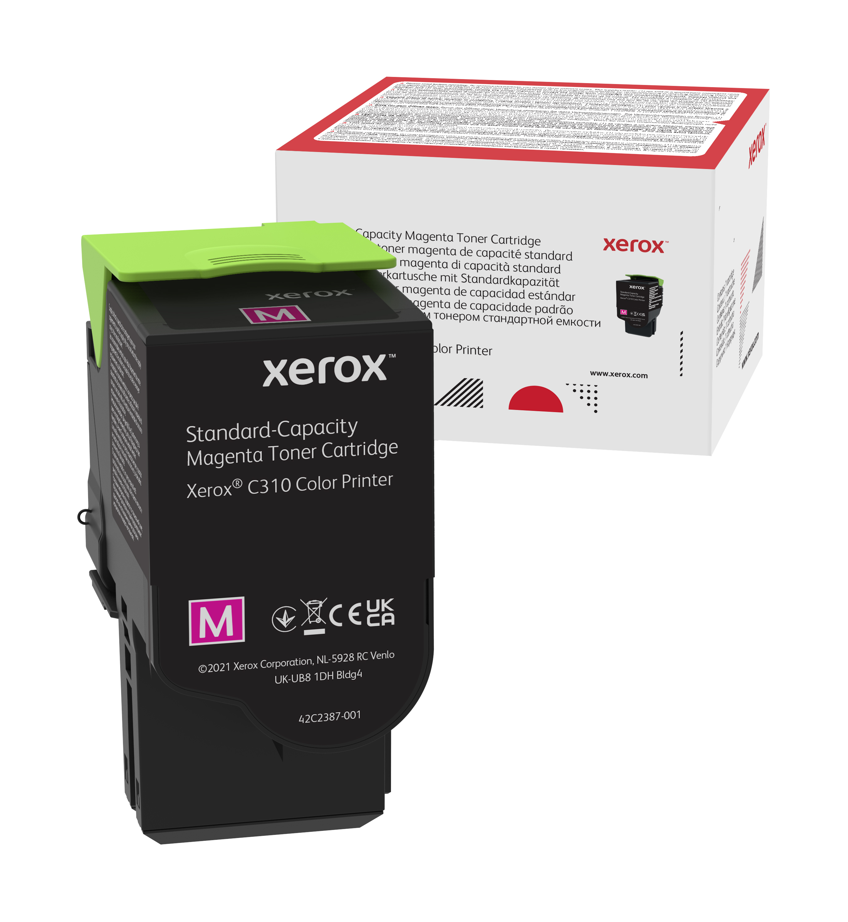 Xerox Genuine ® C310 Color Printer/C315 Multifunction Printer Magenta Standard capacity Toner 006R04358