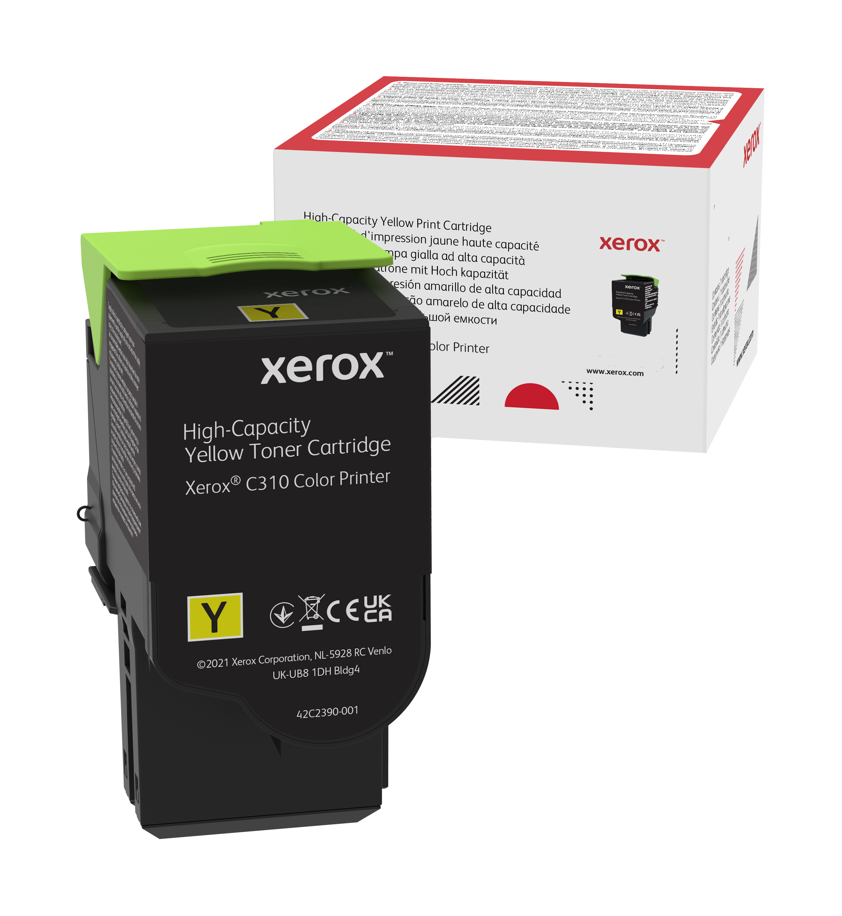 Xerox Genuine ® C310 Color Printer/C315 Multifunction Printer Yellow High capacity Toner Cartridge 006R04367