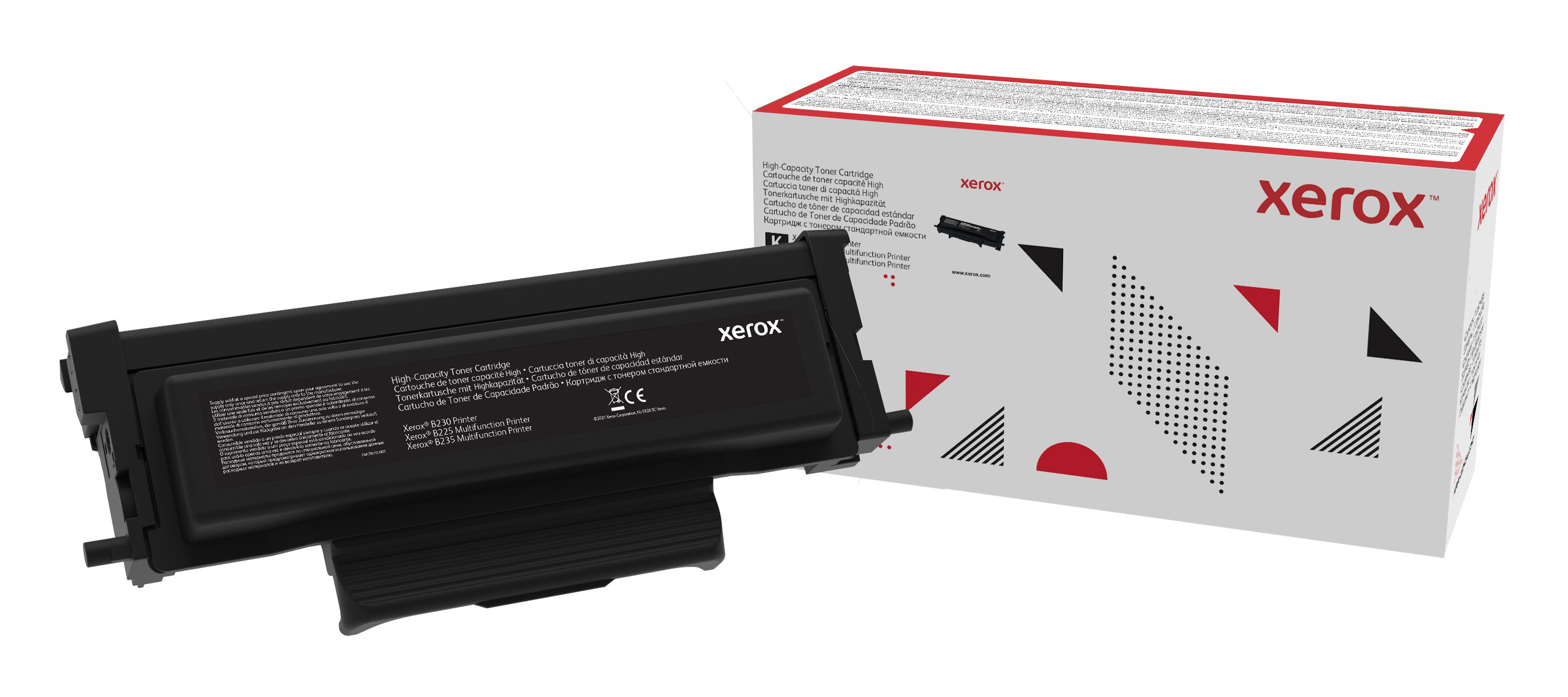 Xerox Genuine ® B225 Multifunction Printer/B230 Printer/B235 Printer Black High capacity Toner 006R04400