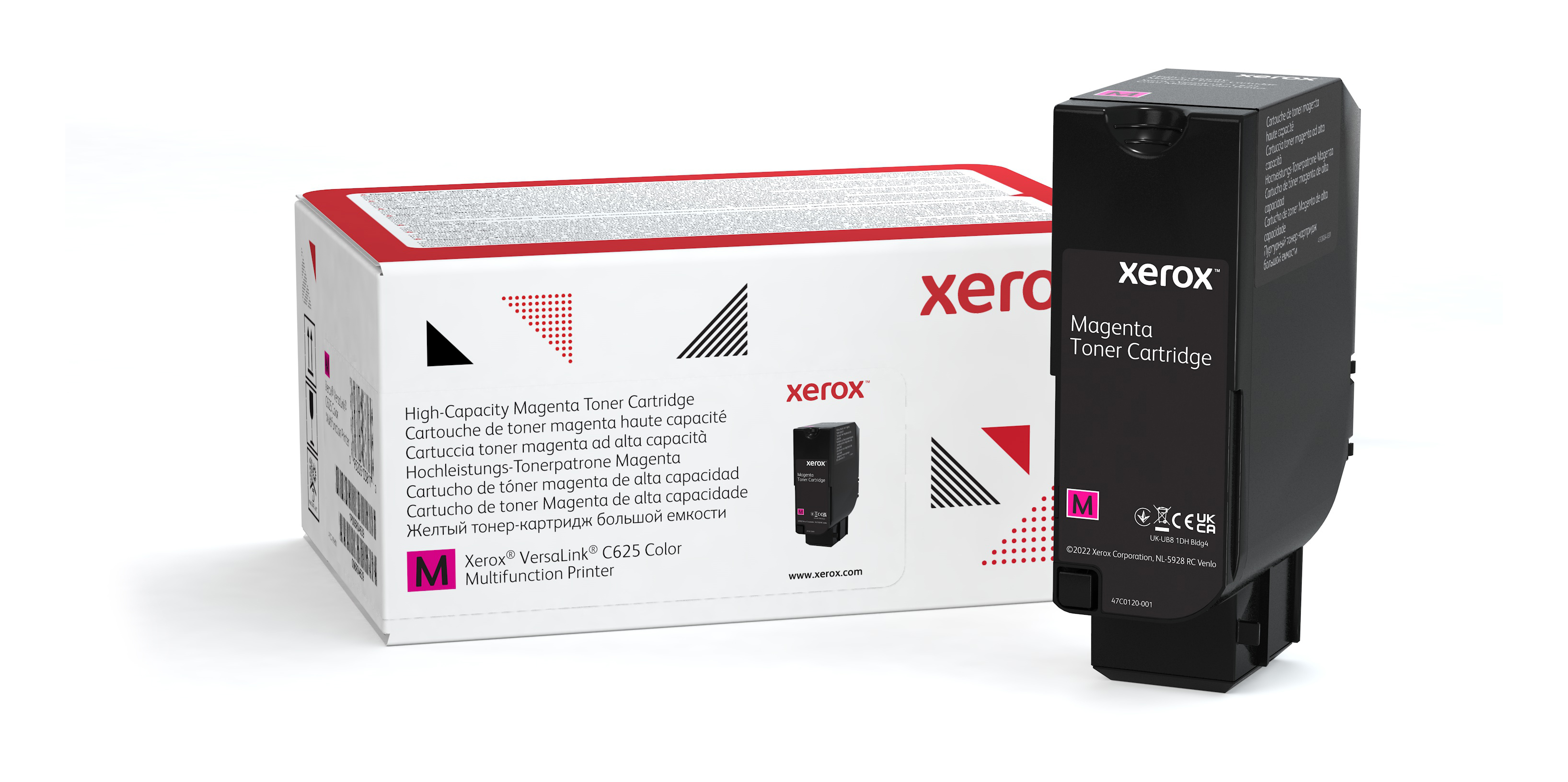 Xerox Genuine ® VersaLink® C625 Color Multifunction Printer Magenta High capacity Toner Cartridge 006R04638