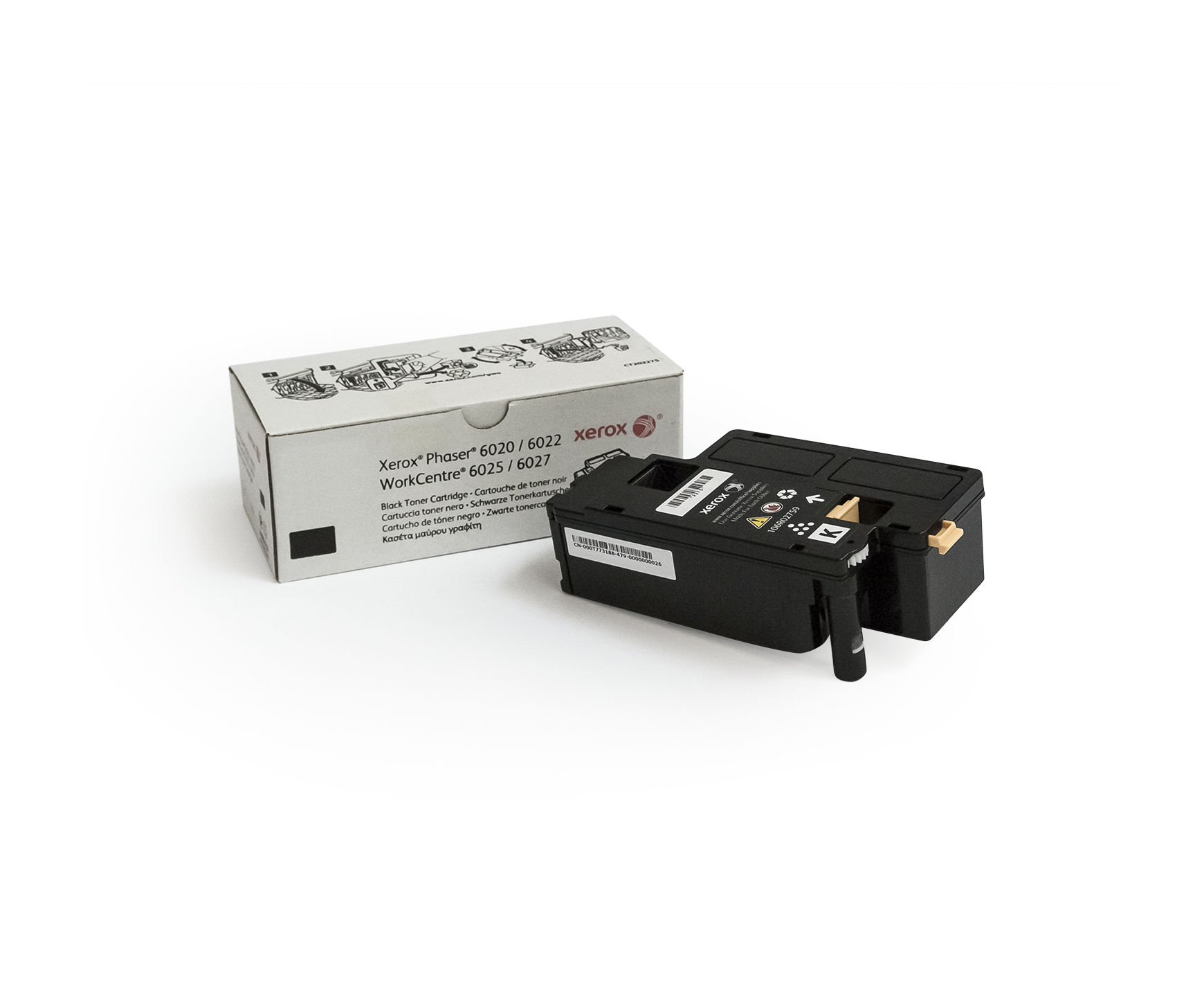 Xerox Genuine Phaser® 6020/6022, WorkCentre® 6025/6027 Black Standard capacity Toner Cartridge 106R02759