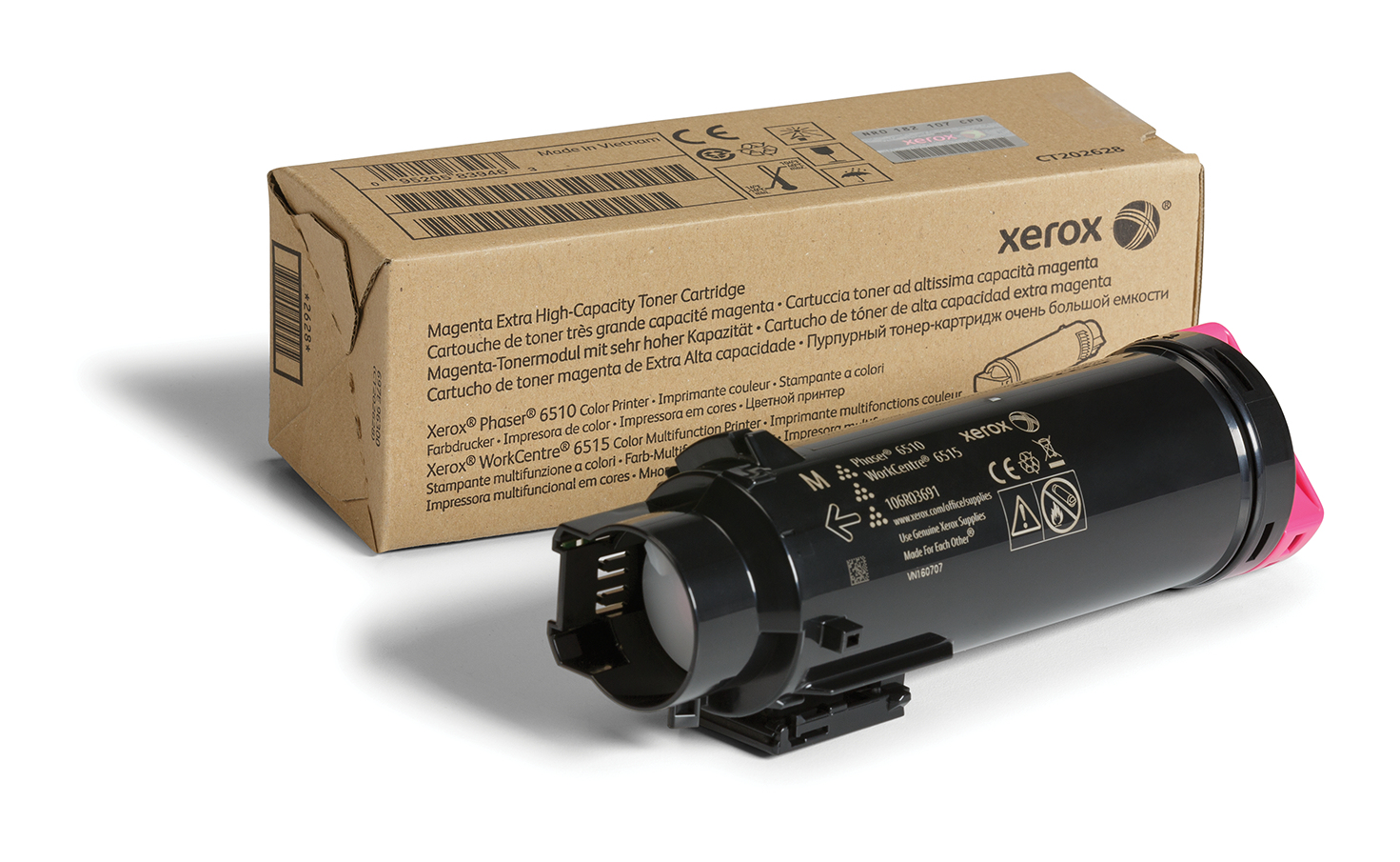 Xerox Genuine Phaser® 6510, WorkCentre® 6515 Magenta Extra High capacity Toner Cartridge (4300 106R03691