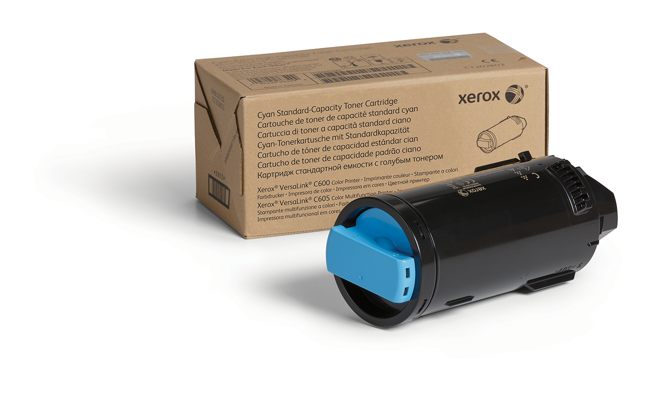 Xerox Genuine ® VersaLink® C600 Color Printer/C605 Multifunction Printer Cyan Standard capacity 106R03896