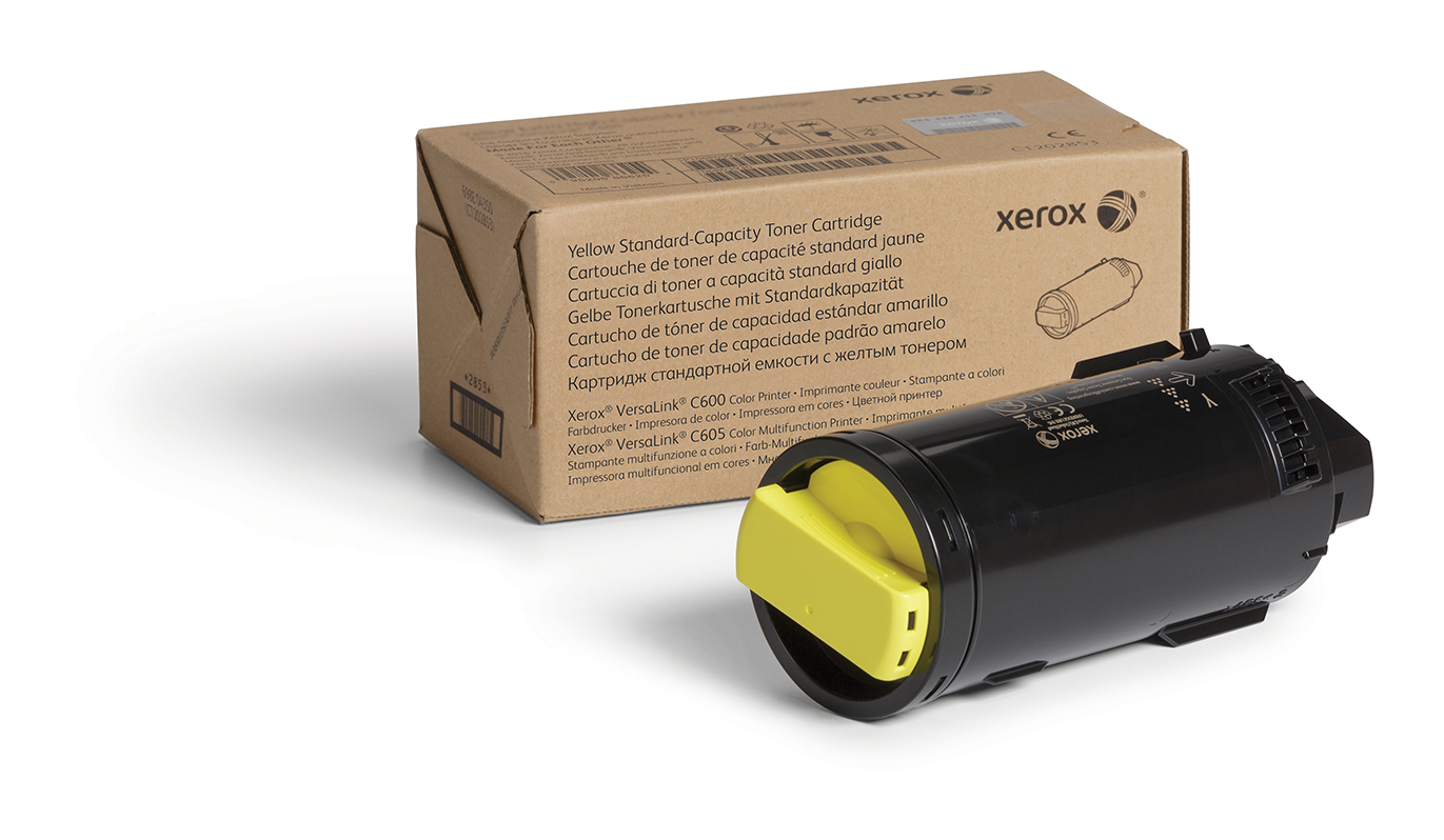 Xerox Genuine ® VersaLink® C600 Color Printer/C605 Multifunction Printer Yellow Standard capacity 106R03898