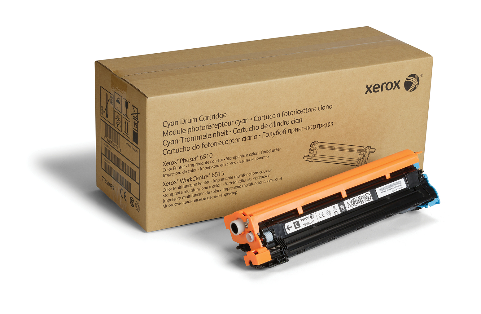 Xerox PHASER 6510 / WORKCENTRE 6515 Cyan Drum Cartridge 48,000 Pages 108R01417