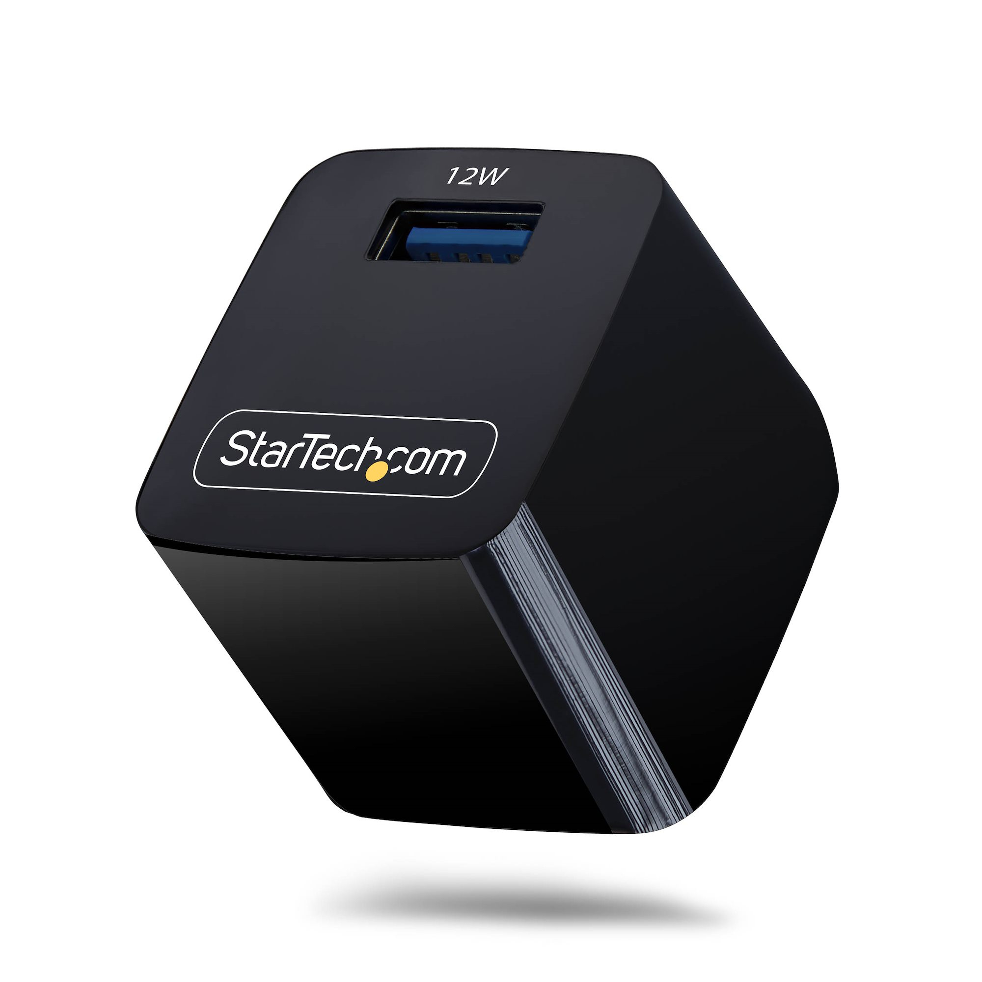 StarTech.com 12W One-Port USB-A Wall Charger, 1x iPhone Pro/17/16, iPad, Samsung Galaxy, Portable 011NB-WALL-CHARGER