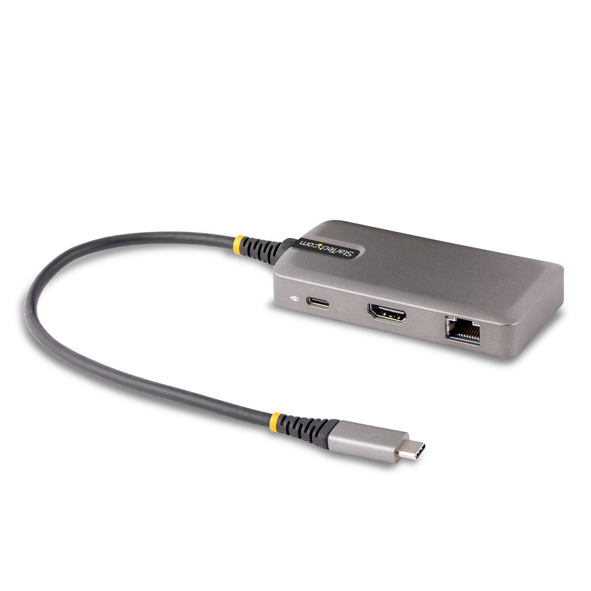 StarTech.com USB-C Multiport Adapter, 4K 60Hz HDMI, HDR - 2-Port 5Gbps USB 3.0 Hub, 100W Power 103B-USBC-MULTIPORT