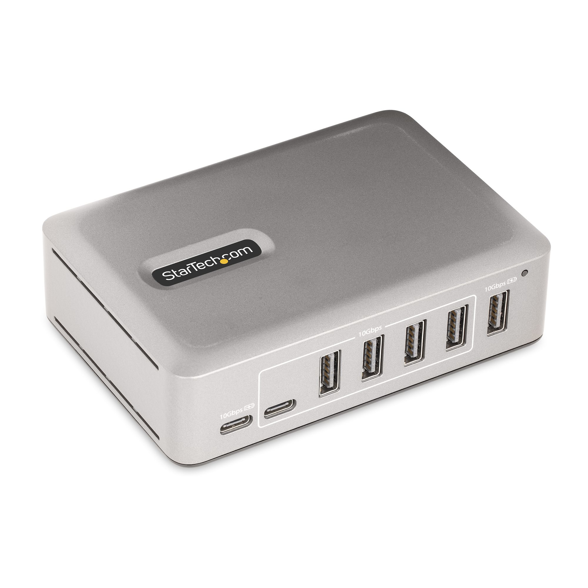 StarTech.com 7-Port USB-C Hub - 5x USB-A + 2x - Self-Powered w/65W Power Supply - USB 3.1 10Gbps - 10G5A2CS-USB-C-HUB