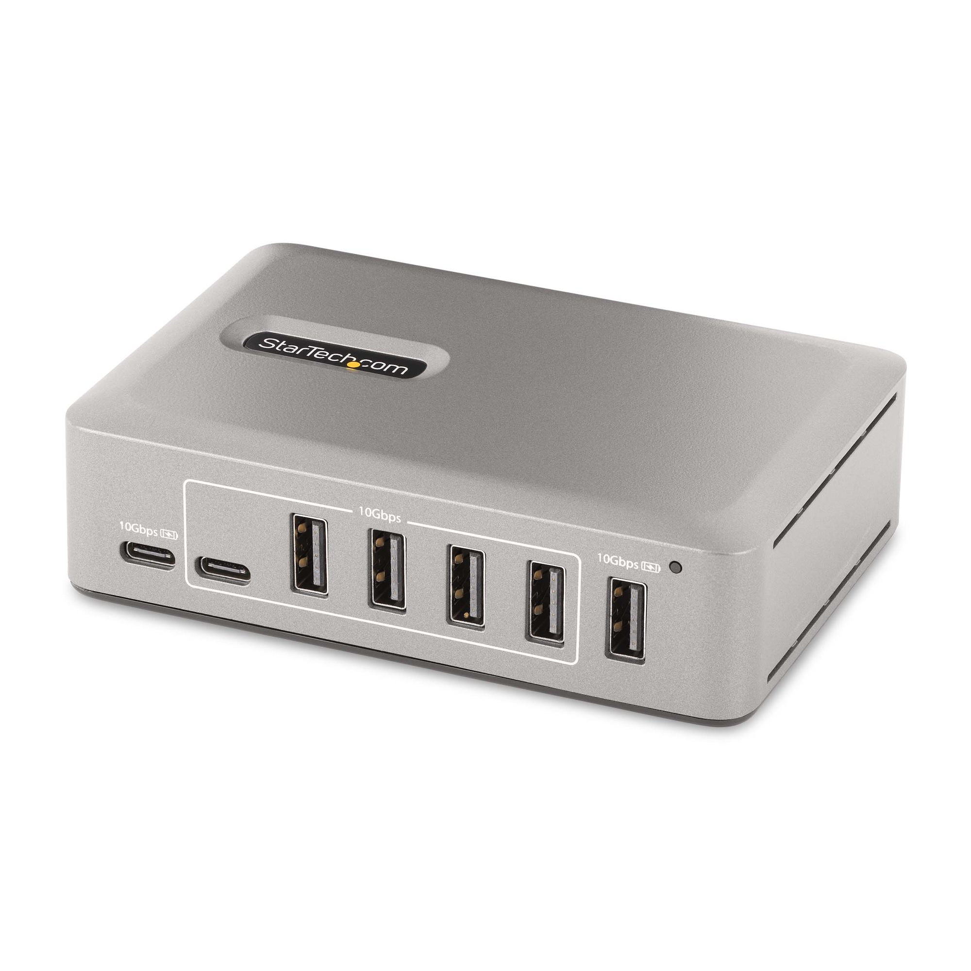 StarTech.com 10-Port USB-C Hub - 8x USB-A/2x - Self-Powered w/65W Power Supply - USB 3.1 10Gbps - 10G8A2CS-USB-C-HUB