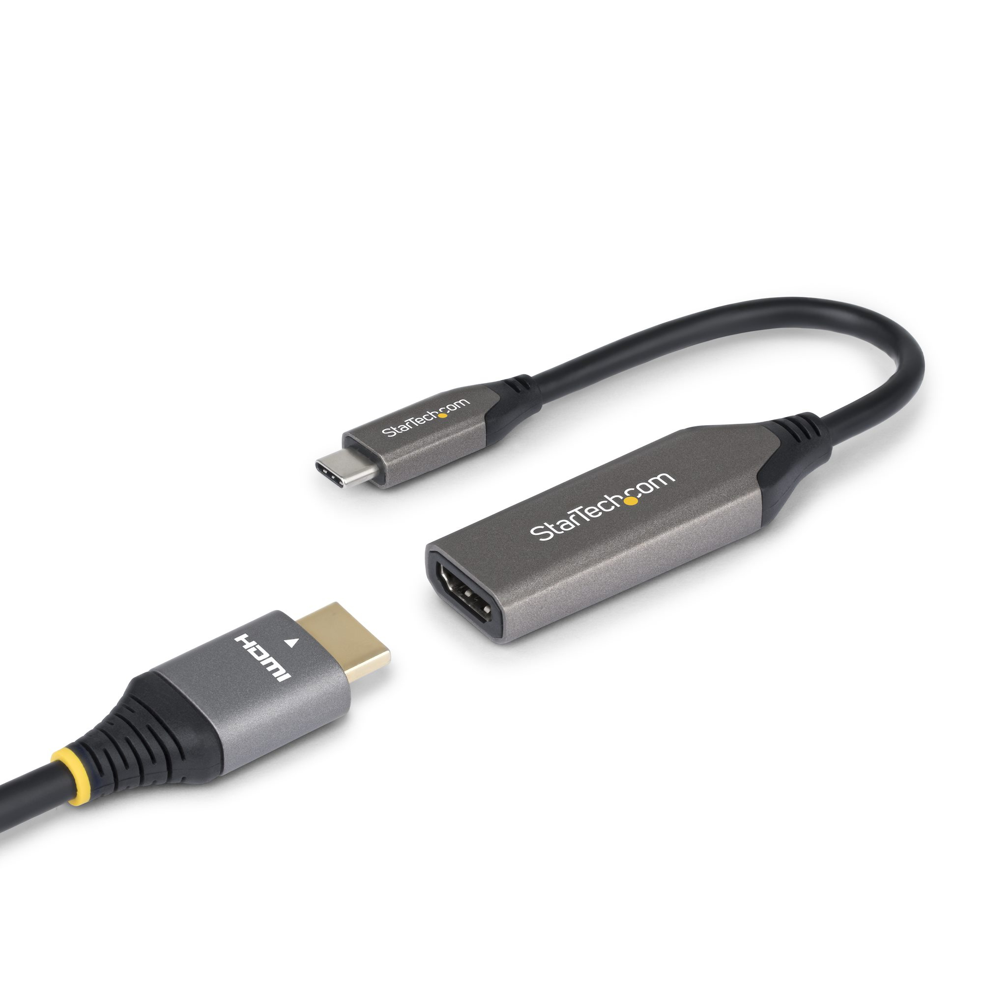 StarTech.com USB-C to HDMI Adapter, 8K 60Hz / 4K 120Hz, Thunderbolt / USB4 Compatible, USB C 2.1 112B-USBC-HDMI21