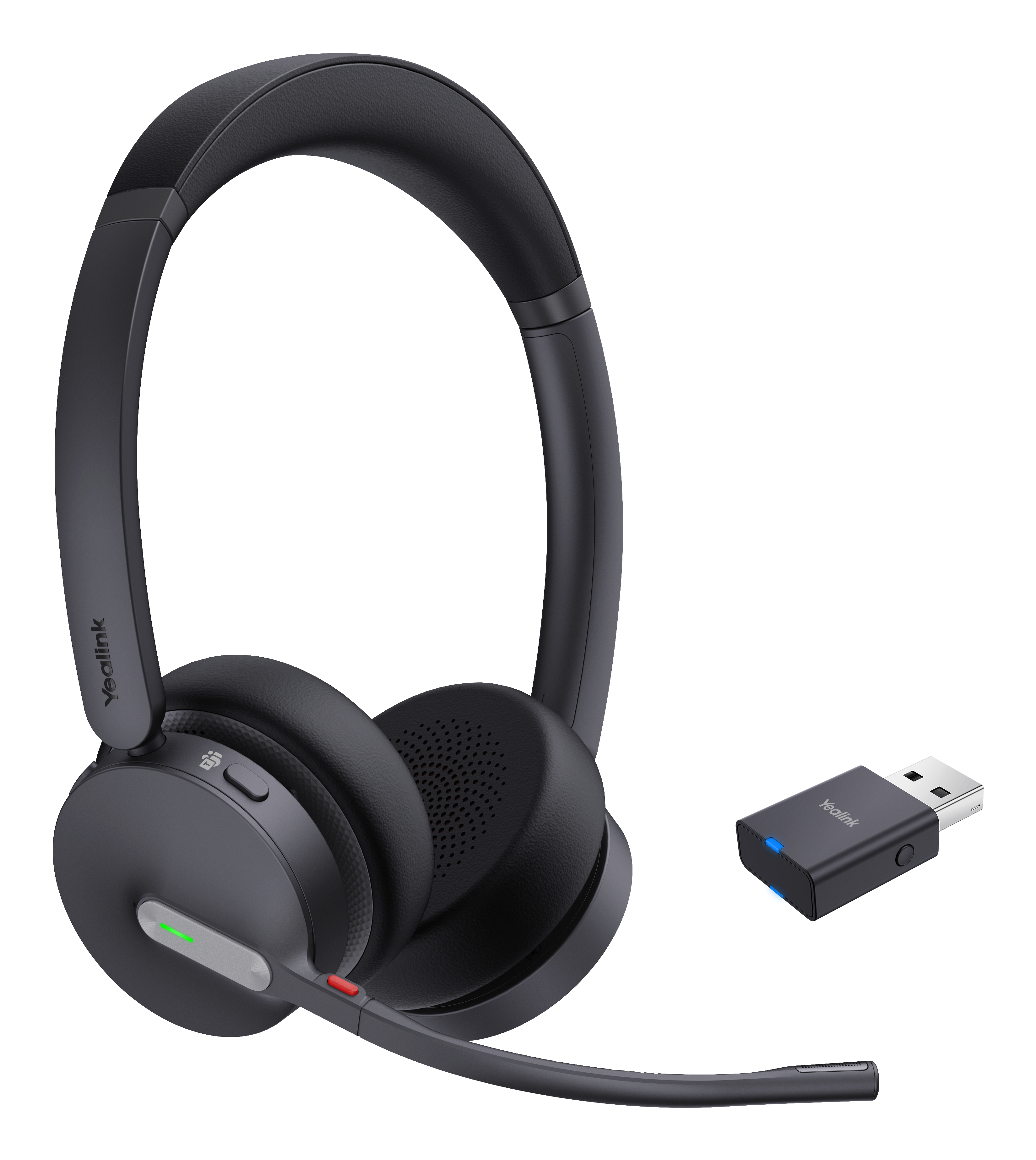 Yealink WH64 Hybrid Dual Teams Headset Wireless Head-band Office/Call center Micro-USB Bluetooth 1208685