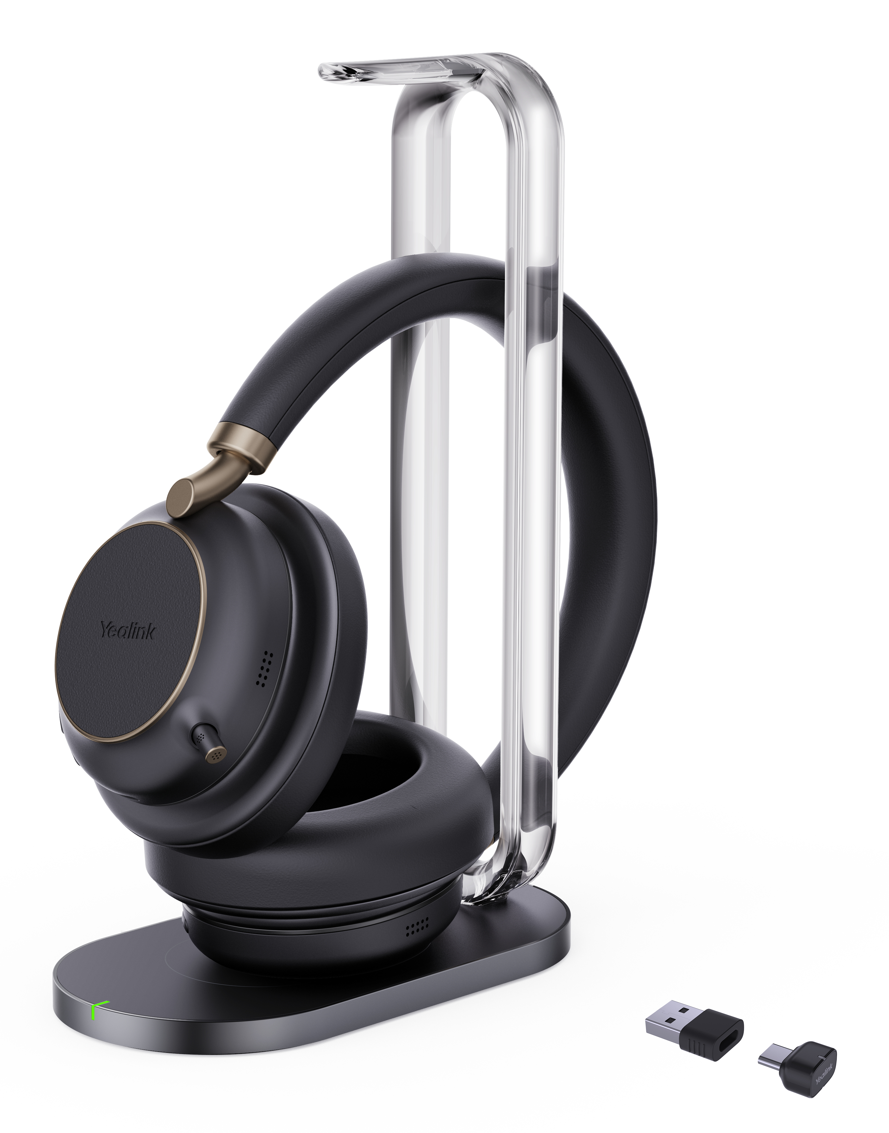 Yealink BH76 Plus with Charging Stand UC Black USB-C/A Headset 1208700