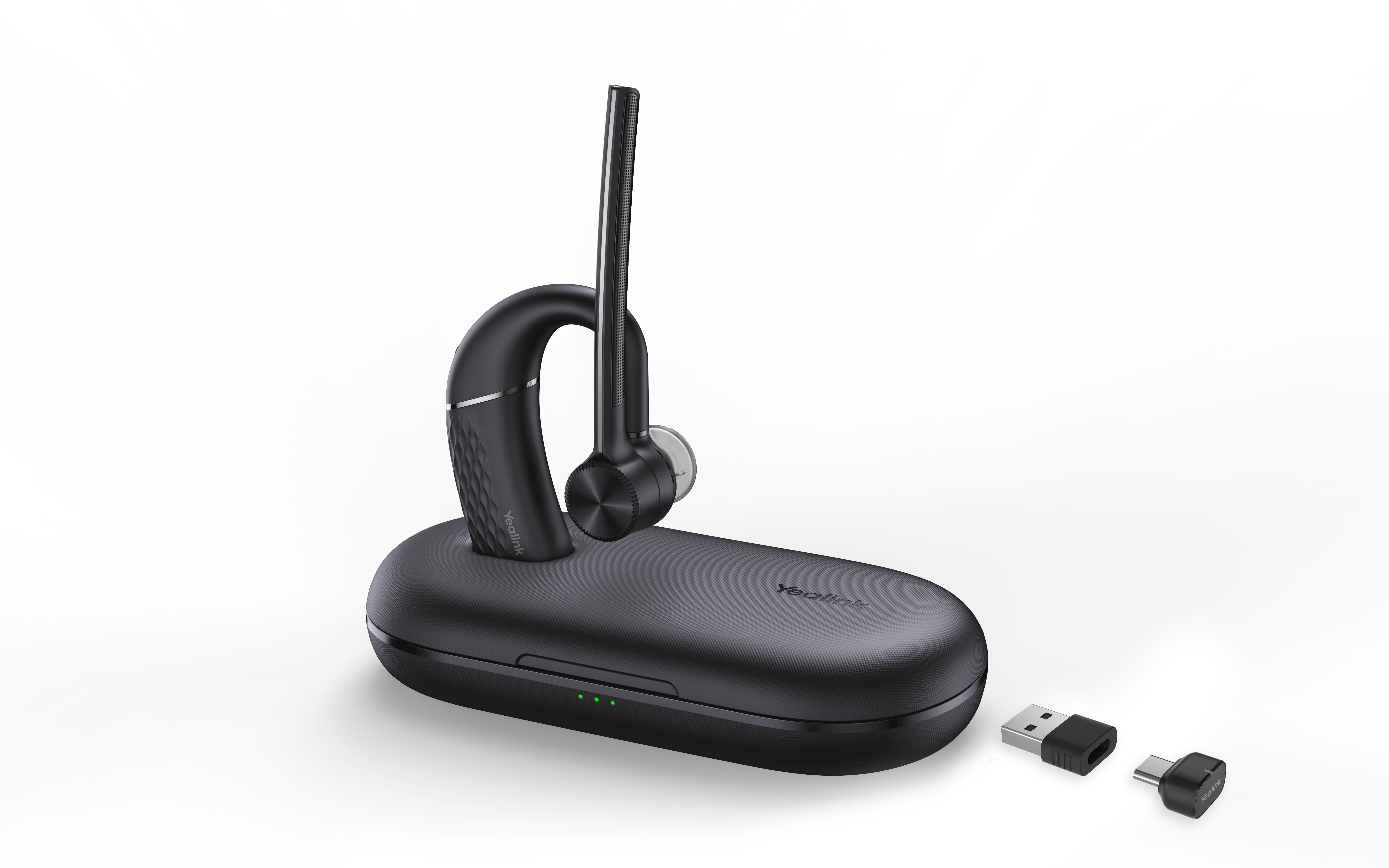 Yealink BH71 Pro USB-C/A Headset Wireless Ear-hook Office/Call center USB Type-C Bluetooth Black 1208709